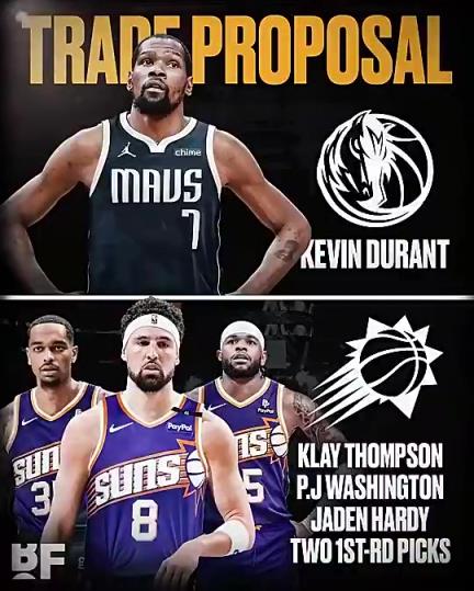 和歐文濃眉組三巨？美媒：獨(dú)行俠可用克萊+PJ+哈迪+倆首輪換KD-